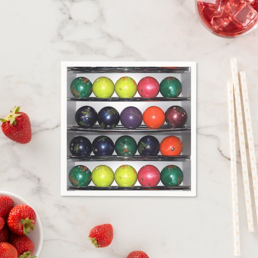 Serviette En Papier Serviettes de Bowling (En situation)