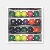 Serviette En Papier Serviettes de Bowling (Devant)