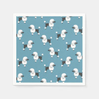 Serviettes de caniche