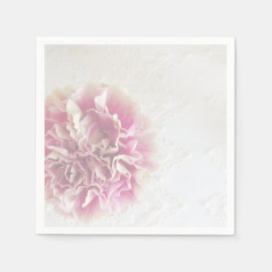 Serviette En Papier Serviettes de carnation et de dentelle