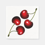 Serviette En Papier Serviettes de cerises douces (Devant)