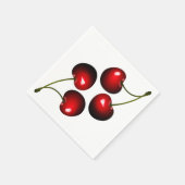 Serviette En Papier Serviettes de cerises douces (Coin)