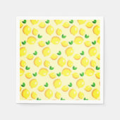 Serviette En Papier Serviettes de citron jaune (Devant)