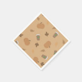 Serviette En Papier Serviettes de Citrouille saisonnier (Coin)
