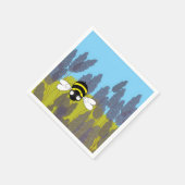 Serviette En Papier Serviettes de cocktail à la lavande (Coin)