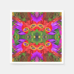 Serviette En Papier serviettes de cocktail de mardi gras