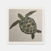 Serviette En Papier Serviettes de cocktail de tortue (Devant)