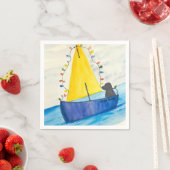 Serviette En Papier Serviettes de cocktail de vacances (En situation)