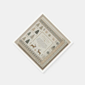 Serviette En Papier Serviettes de cocktail d'hiver (Coin)