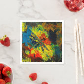 Serviette En Papier serviettes de cocktail dragonfly (En situation)