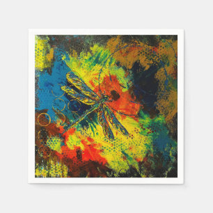 Serviette En Papier serviettes de cocktail dragonfly