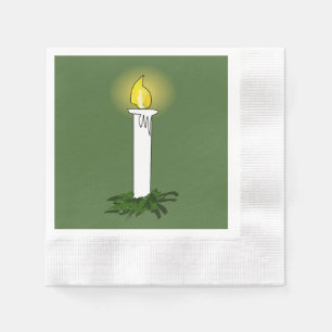 Serviette En Papier Serviettes de cocktail inventées par vert de