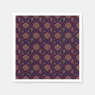 Serviette En Papier Serviettes de cocktail Jewel Rangoli Diwali