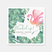 Serviette En Papier Serviettes de cocktail Let's Get Flocked Up (Devant)