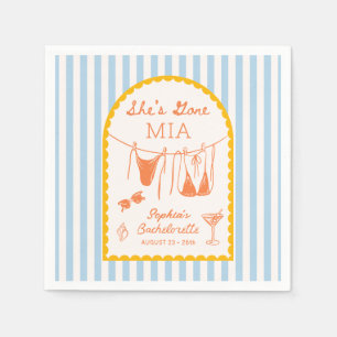 Serviette En Papier Serviettes de cocktail modernes pour enterrement d