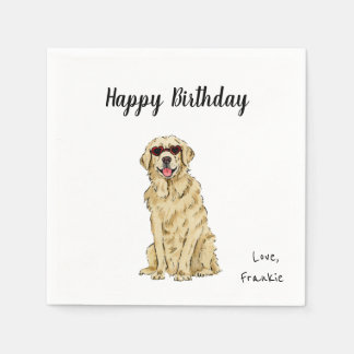 Serviette En Papier Serviettes de cocktail pour chien