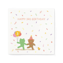 Serviettes de cocktail pour fête d'anniversaire av