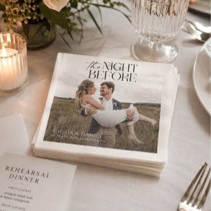 Serviette En Papier Serviettes de cocktail pour le dîner de répétition