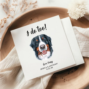 Serviette En Papier Serviettes de cocktail pour mariage de chien