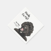 Serviette En Papier Serviettes de cocktail pour mariage de chiens (Coin)