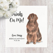 Serviette En Papier Serviettes de cocktail pour mariage de chiens