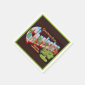 Serviette En Papier Serviettes de cocktail pour salutations à Charlest (Coin)