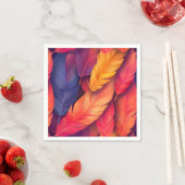 Serviette En Papier Serviettes de cocktail rustiques pour mariage (En situation)