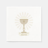 Serviette En Papier Serviettes de communion en or Chalice (Devant)