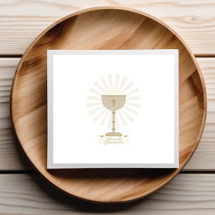 Serviette En Papier Serviettes de communion en or Chalice