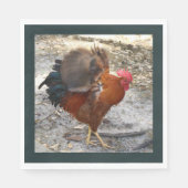 Serviette En Papier Serviettes de coq (Devant)