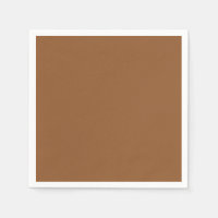 Serviettes de couleur marron