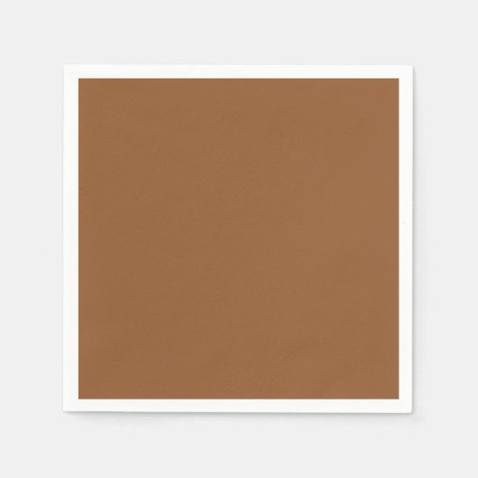 Serviette En Papier Serviettes de couleur marron (Devant)