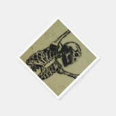 Serviette En Papier Serviettes de crâne. (Coin)
