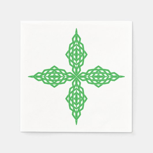 Serviette En Papier Serviettes de croix géométriques (Devant)