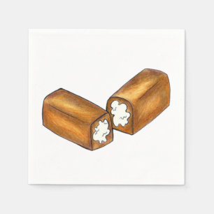 Serviette En Papier Serviettes de cuisine de gâteau de crème Twinkie