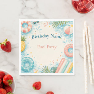 Serviette En Papier Serviettes de déjeuner d'anniversaire pour fête au