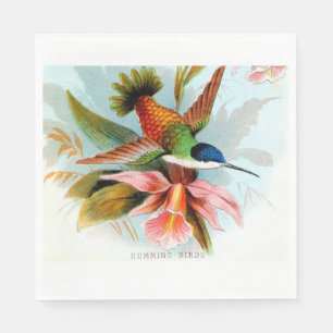 Serviette En Papier Serviettes de déjeuner de colibri