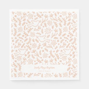 Serviette En Papier Serviettes de déjeuner en costume avec symboles fl