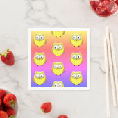Serviette En Papier Serviettes de dessin pour bébé hibou (En situation)