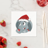 Serviette En Papier Serviettes de dessins animés pour éléphants de Noë (En situation)