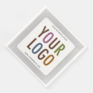 Serviette En Papier Serviettes de dîner personnalisées avec le logo de