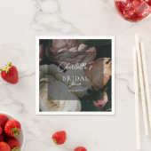 Serviette En Papier Serviettes de douche à fleurs, bohème, modernes (En situation)