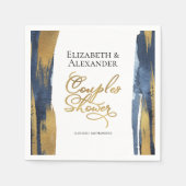 Serviette En Papier Serviettes de douche de couple à l'aquarelle | Abs (Devant)