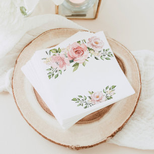 Serviette En Papier Serviettes de douche nuptiale rose vif