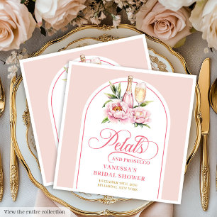 Serviette En Papier Serviettes de douche Pétales romantiques et Prosec