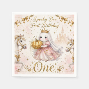 Serviette En Papier Serviettes de fantôme de princesse Spooky Boo