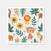 Serviette En Papier Serviettes de fête Anniversaire des enfants (Devant)