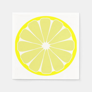 Serviette En Papier Serviettes de fête au citron d'été