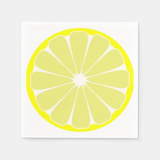 Serviette En Papier Serviettes de fête au citron d'été (Devant)