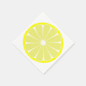 Serviette En Papier Serviettes de fête au citron d'été (Coin)